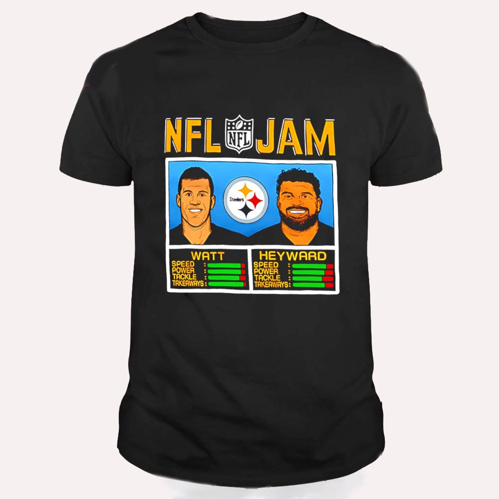 NFL Jam Steelers Watt And Heyward Pittsburgh Steelers T Shirt