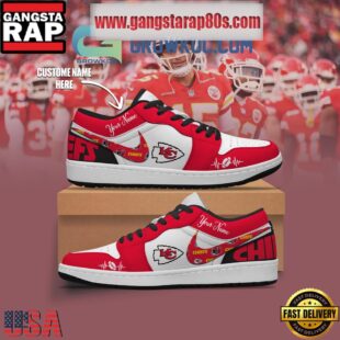 NFL Kansas City Chiefs Personalized Air Jordan 1 Sneakers Shoes