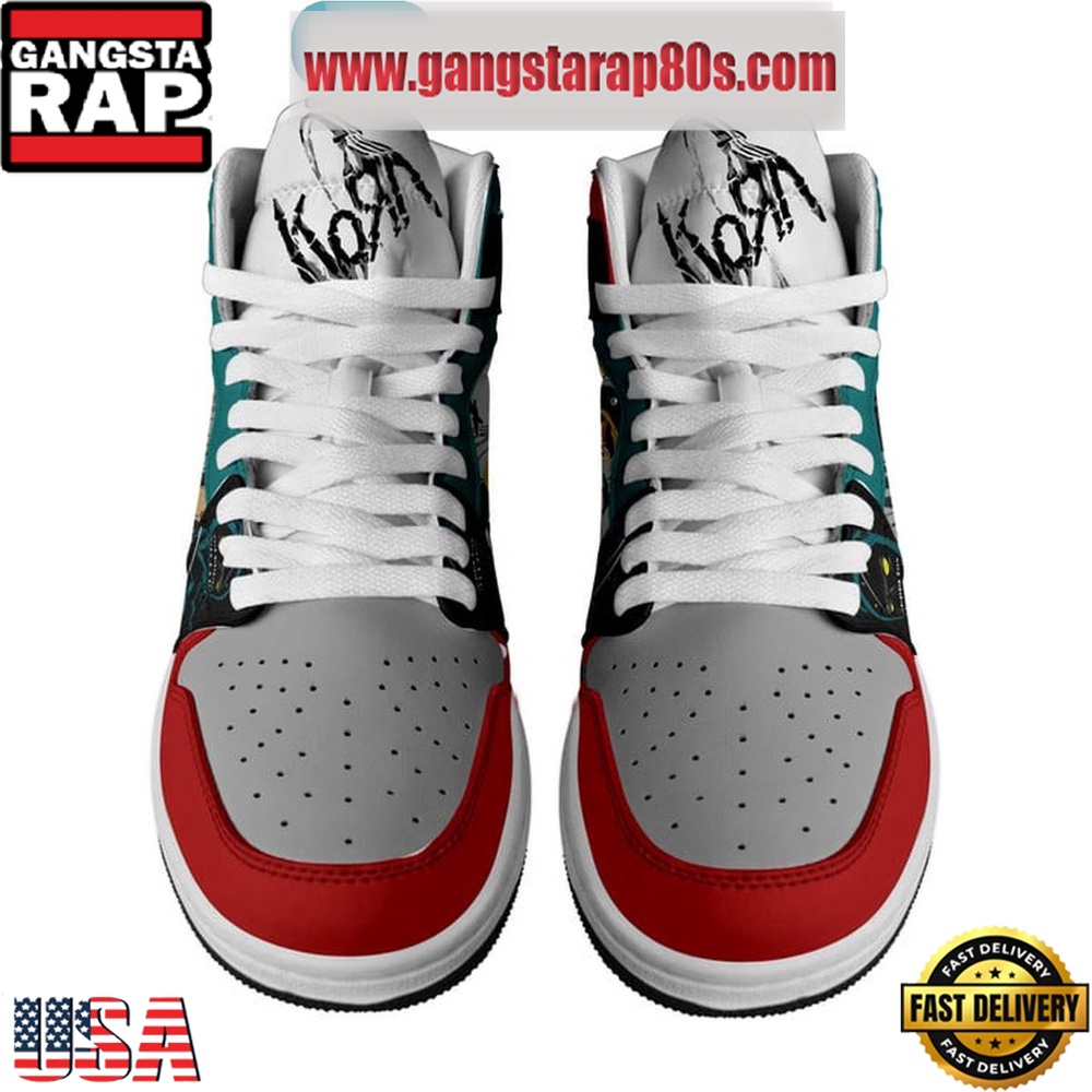 Korn A Different World Air Jordan 1 Sneakers Shoes Korn A Different World Air Jordan 1 Sneakers Shoes