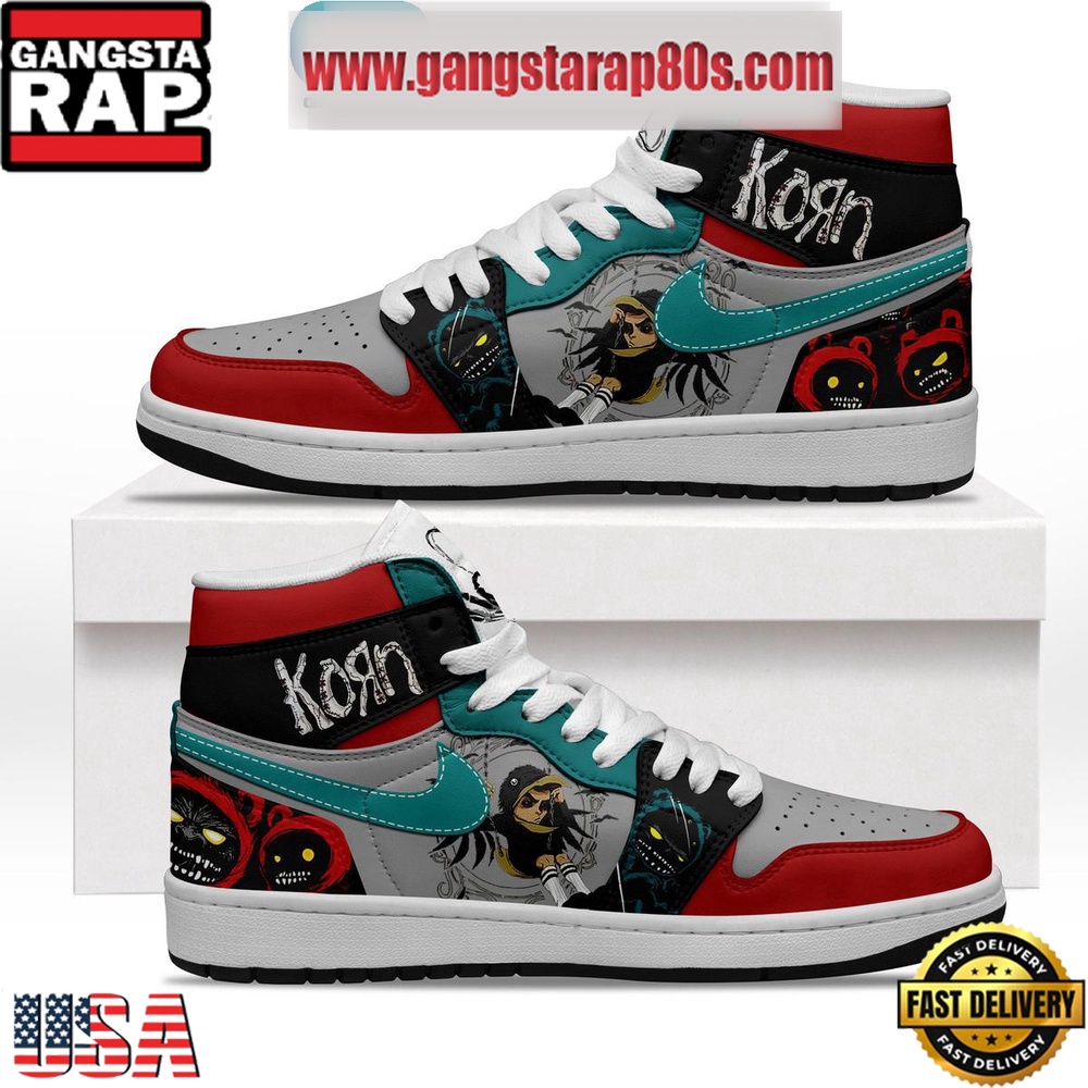 NFL Korn A Different World Air Jordan 1 Sneakers Shoes