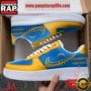 NFL Los Angeles Chargers Unique Design Custom Name Air Force 1 Sneaker Shoes