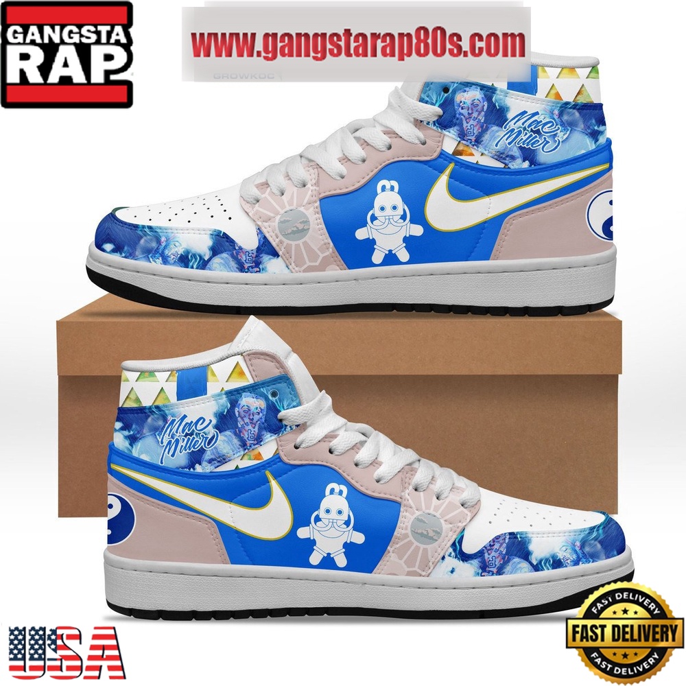 NFL Mac Miller Loyal Fan Air Jordan 1 Sneakers Shoes Sneaker