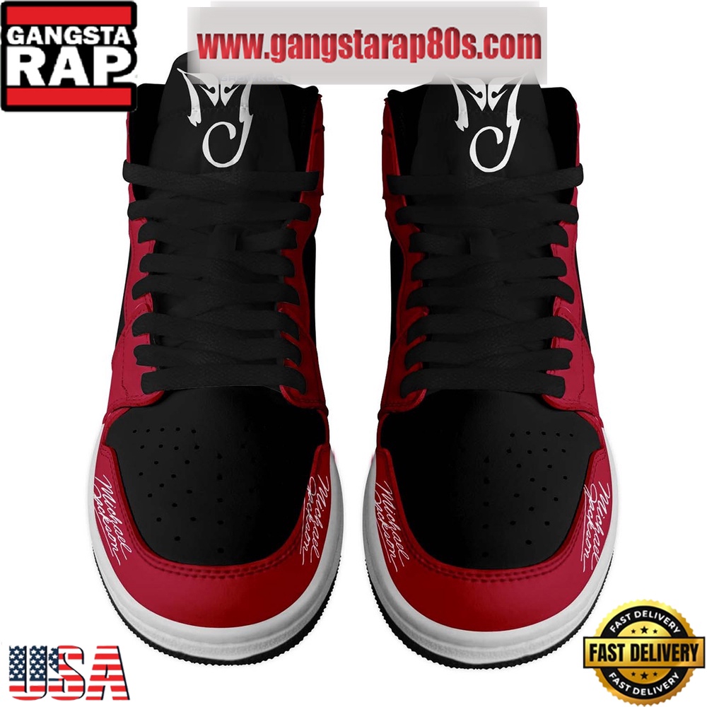 NFL Michael Jackson King Of Pop Fan Air Jordan 1 Sneakers Shoes