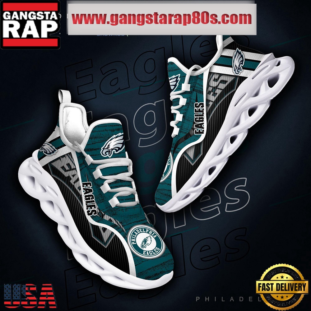NFL Philadelphia Eagles Unique Design Max Soul Shoes Running Sneakers NFL Philadelphia Eagles Unique Design Max Soul Shoes Running Sneakers