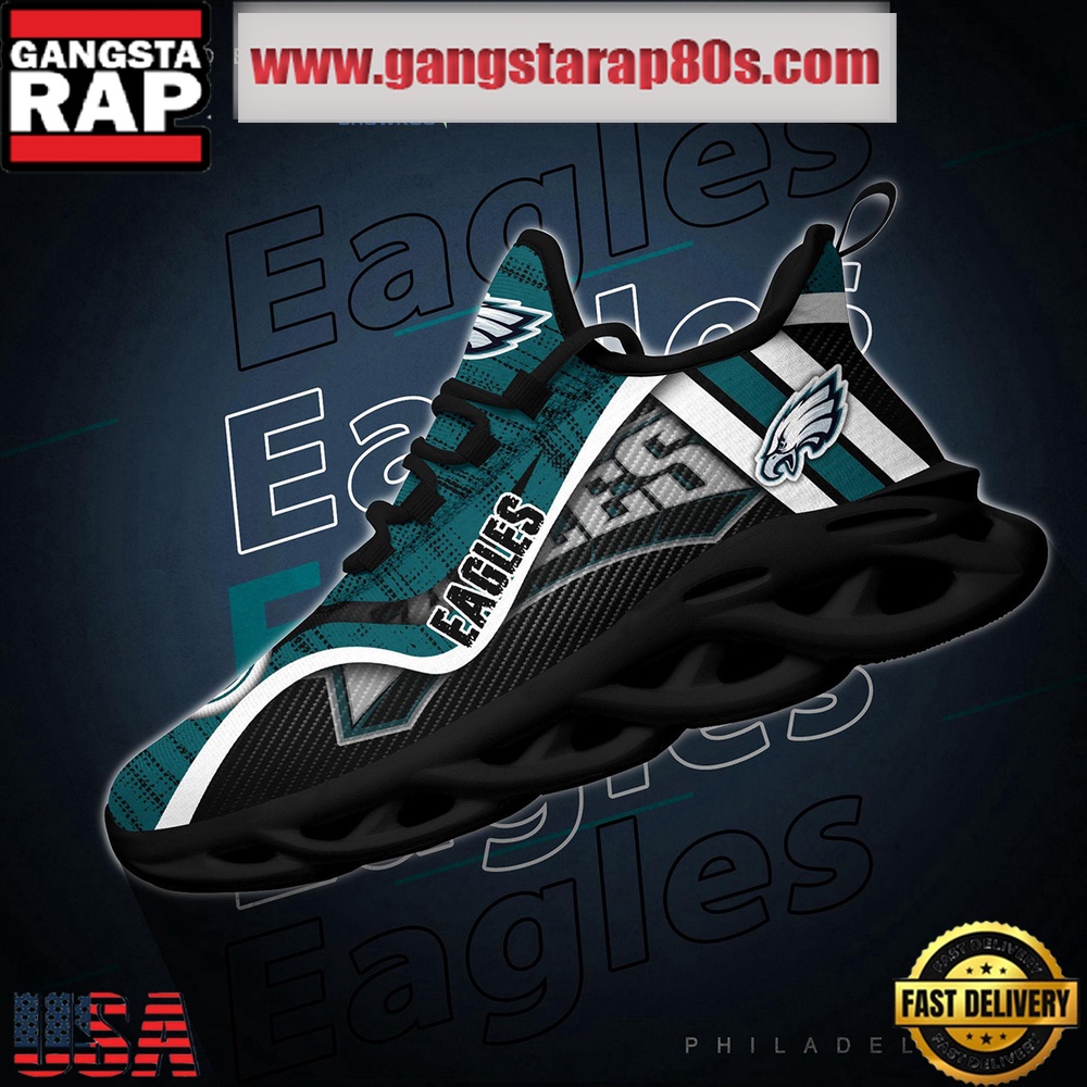 NFL Philadelphia Eagles Unique Design Max Soul Shoes Running Sneakers