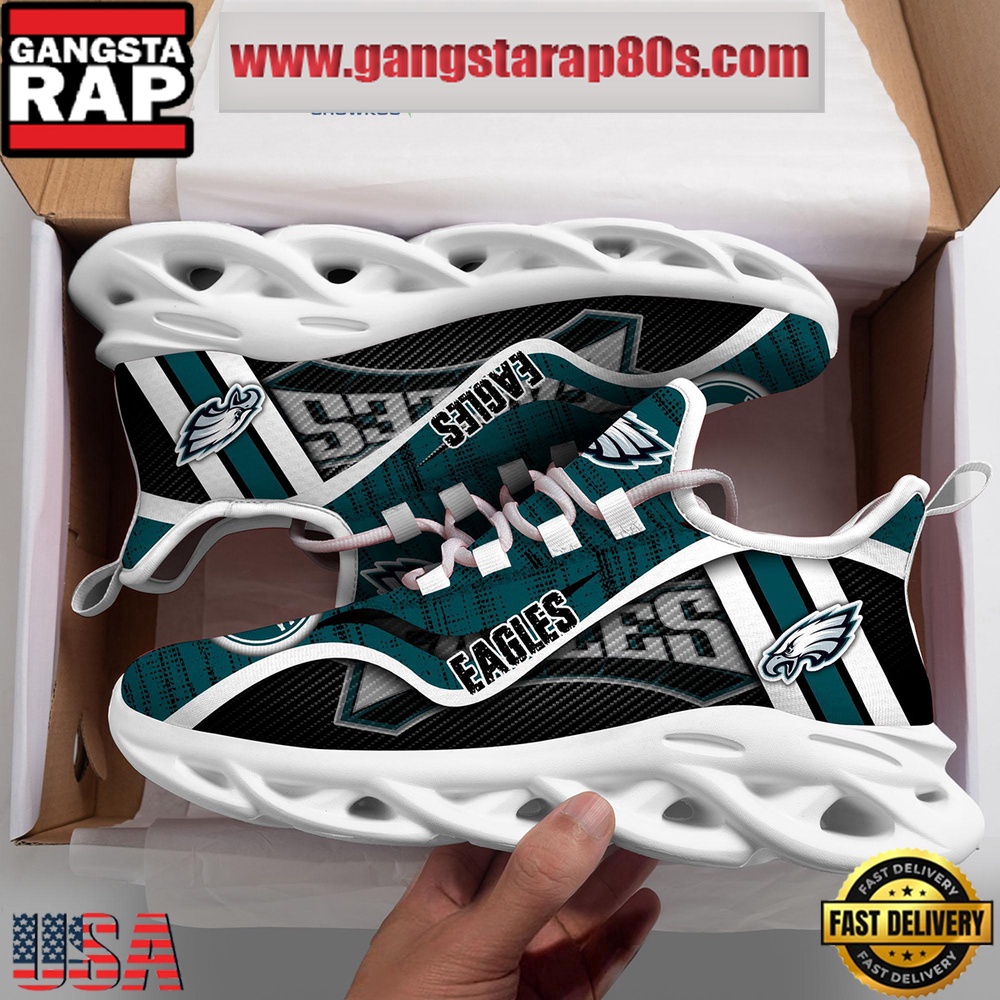 NFL Philadelphia Eagles Unique Design Max Soul Shoes Running Sneakers