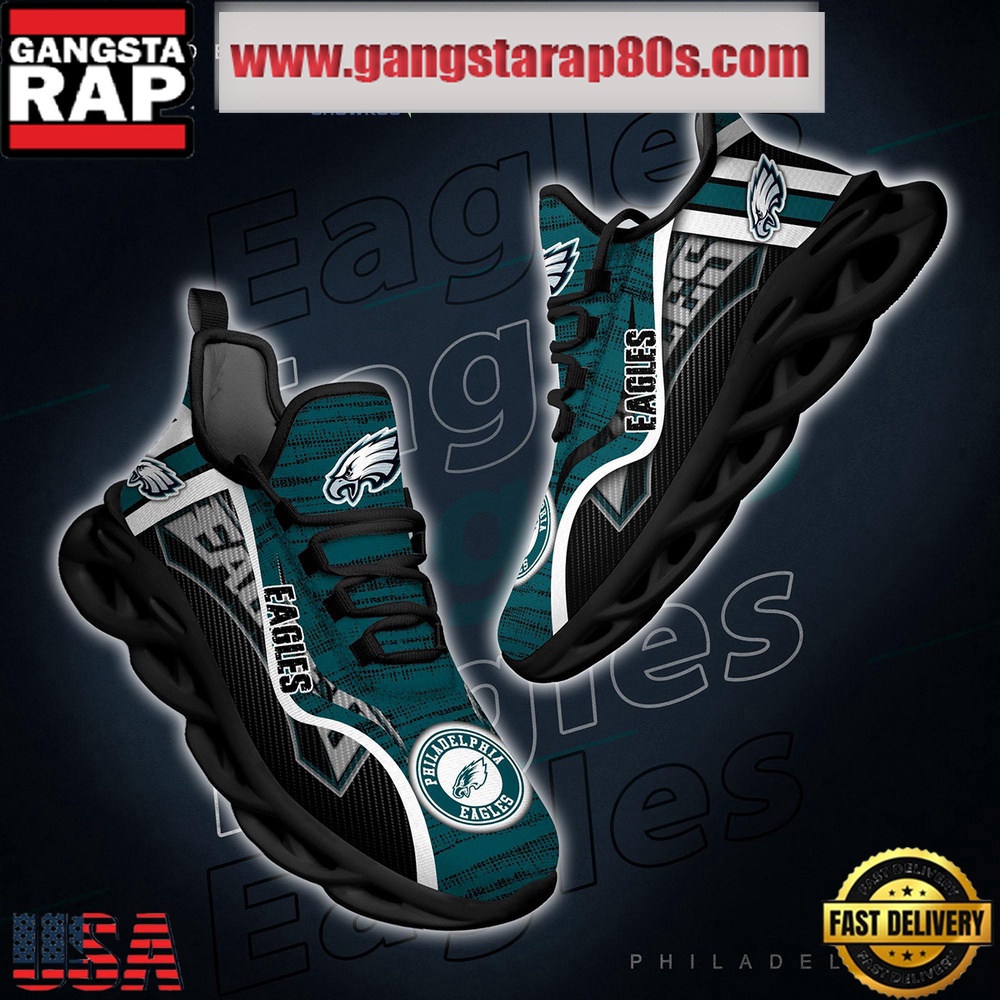 NFL Philadelphia Eagles Unique Design Max Soul Shoes Running Sneakers NFL Philadelphia Eagles Unique Design Max Soul Shoes Running Sneakers