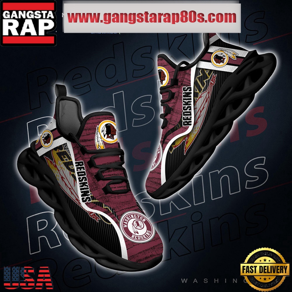 NFL Washington Commanders Unique Design Max Soul Shoes Running Sneakers NFL Washington Commanders Unique Design Max Soul Shoes Running Sneakers