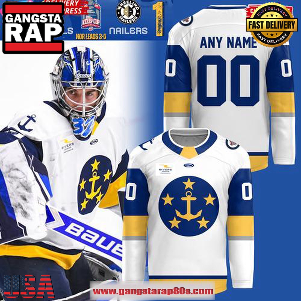 Norfolk Admirals 2025 Kelly Cup Playoffs Official Custom Hockey Jersey Norfolk Admirals 2025 Kelly Cup Playoffs Official Custom Hockey Jersey
