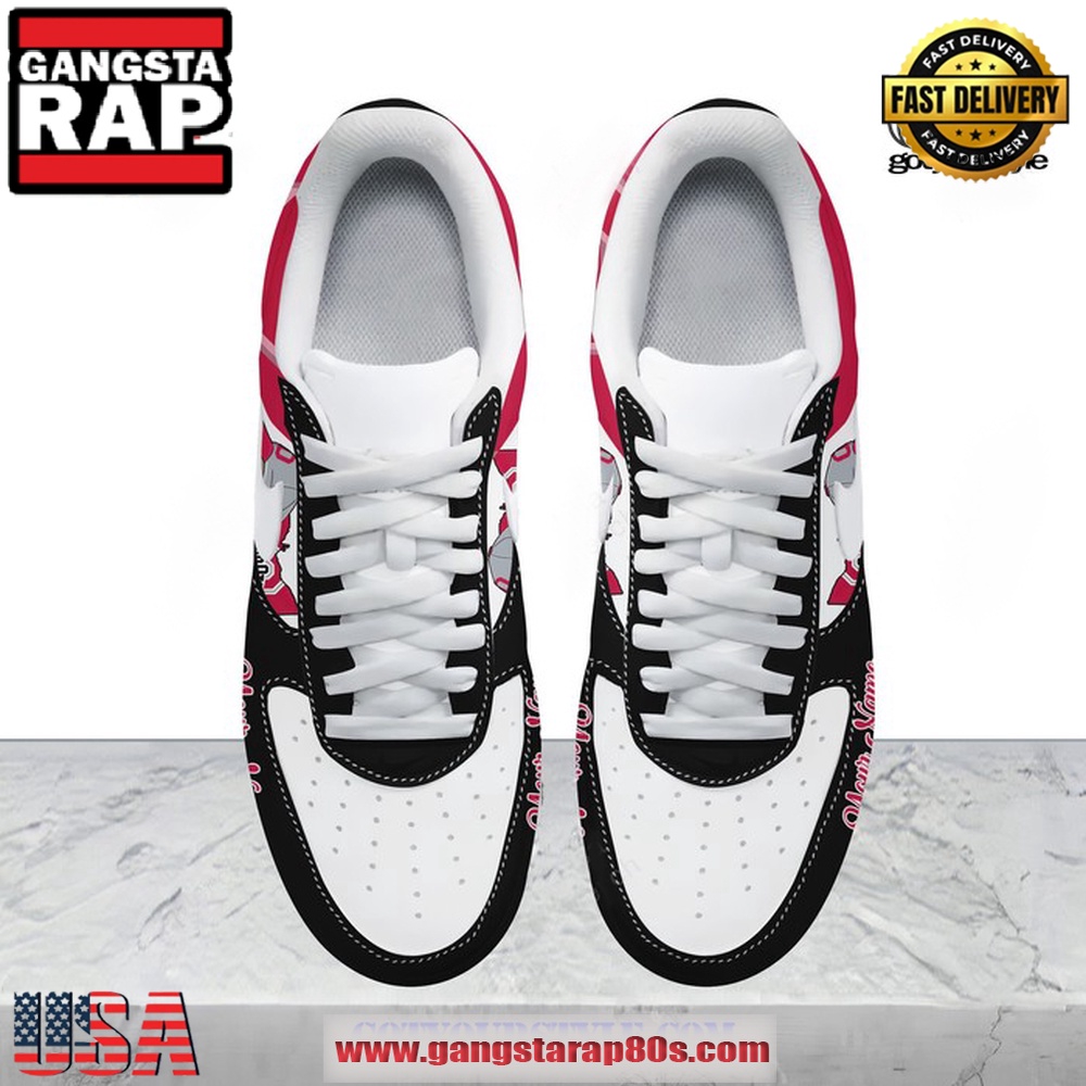 Ohio Buckeyes Custom Name Limited Edition Air Force 1 Running Sneakers Shoes