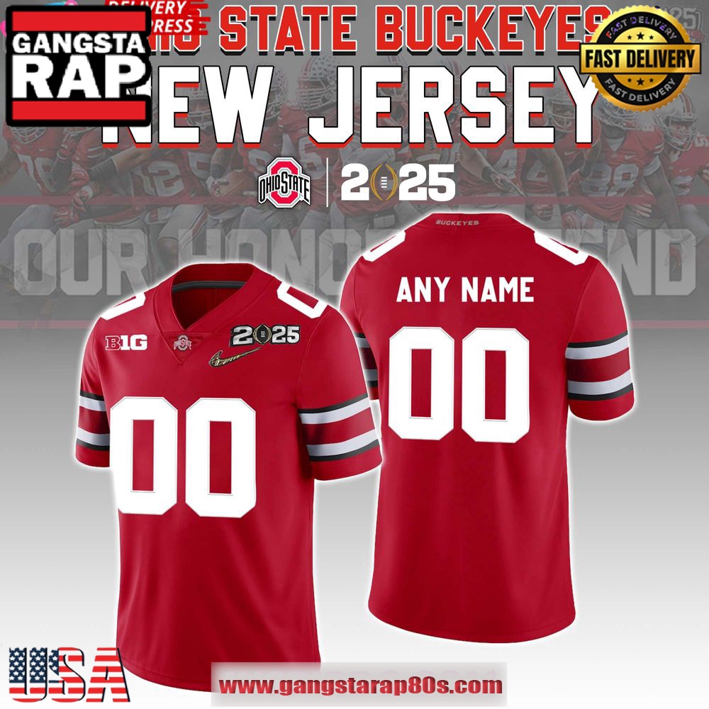 Ohio State Buckeyes New Uniform 2025 Special Edition Red Football Jersey