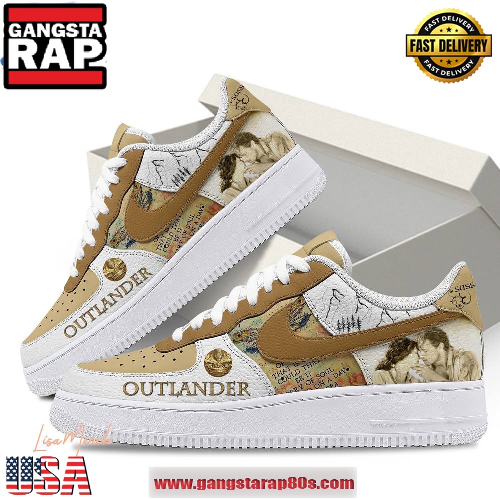 Outlander Kissing Limited Edition Air Force 1 Running Sneakers Shoes