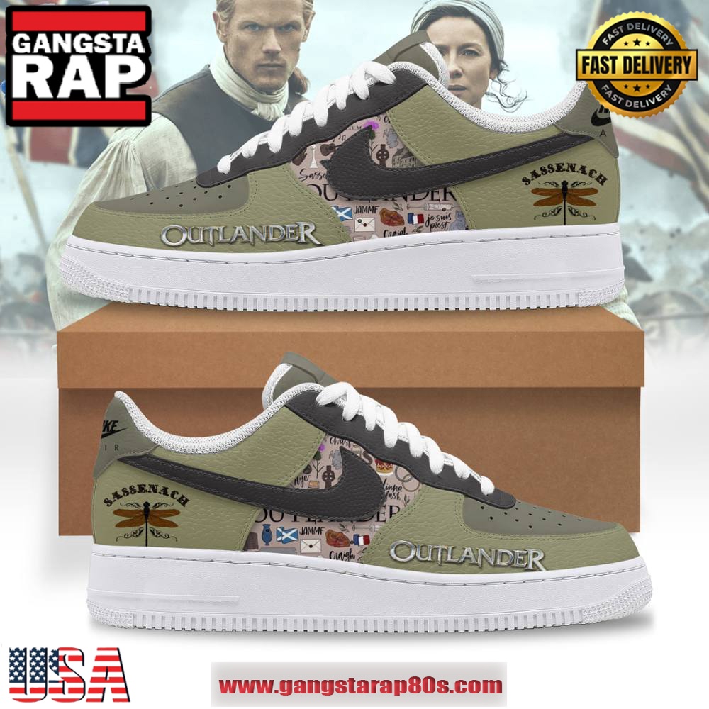 Outlander Sassenach Limited Edition Air Force 1 Running Sneakers Shoes