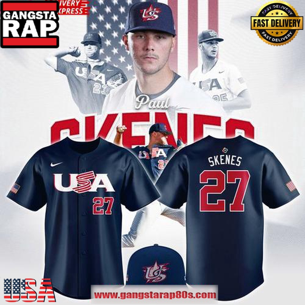Paul Skenes USA Team World Baseball Classic 2025 Navy Baseball Jersey