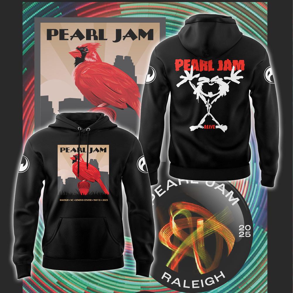Pearl Jam Dark Matter Tour City of Oaks 2025 3D Printed Hoodie