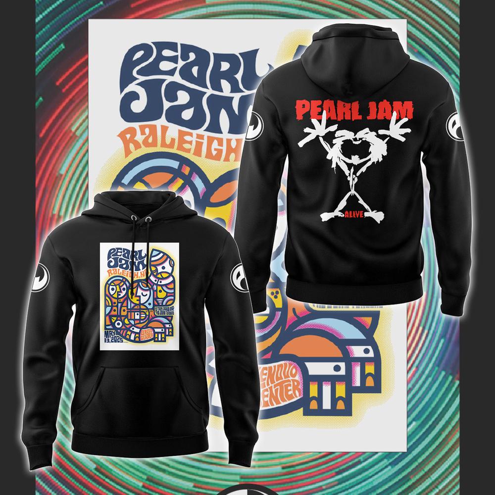 Pearl Jam Dark Matter Tour City of Oaks 2025 Limited New Hoodie