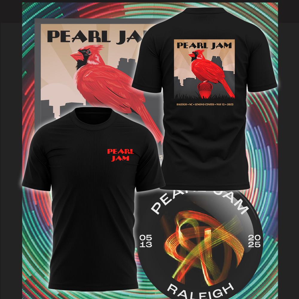 Pearl Jam Dark Matter Tour City of Oaks 2025 T Shirt