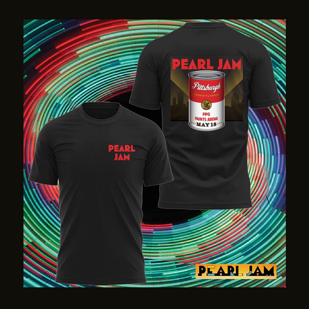 Pearl Jam Dark Matter Tour From Pittsburgh 2025 Design Black 3D Shirt