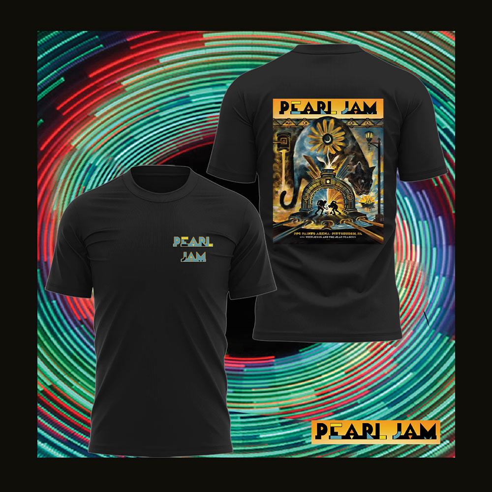 Pearl Jam Dark Matter Tour From Pittsburgh 2025 T Shirt