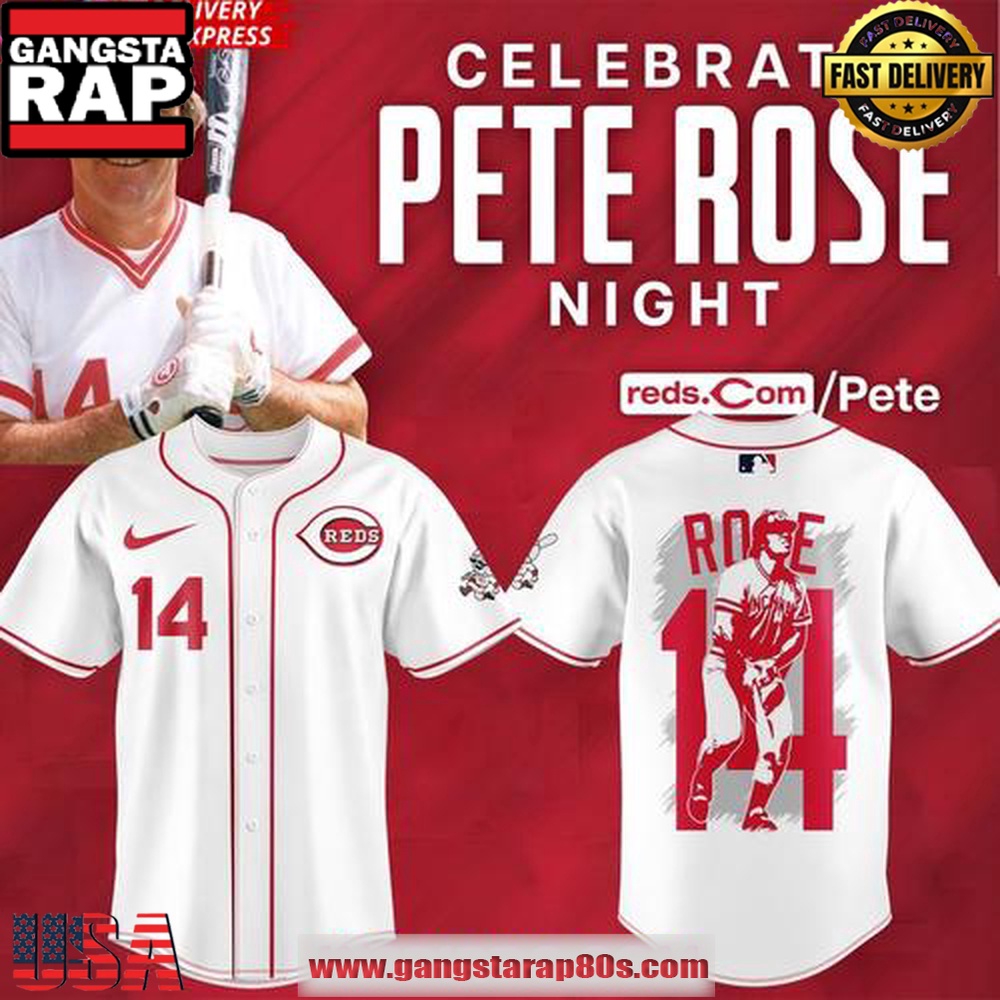 Pete Rose Cincinnati Reds 2025 Limited Edition Baseball Jersey