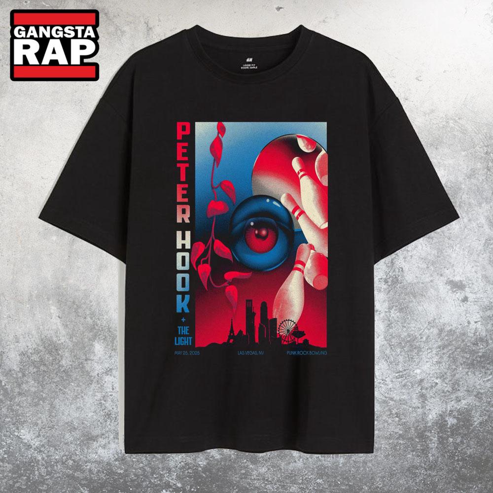 Peter Hook & The Ligh Punk Rock Bowling Las Vegas, NV May 25 2025 Tour T Shirt