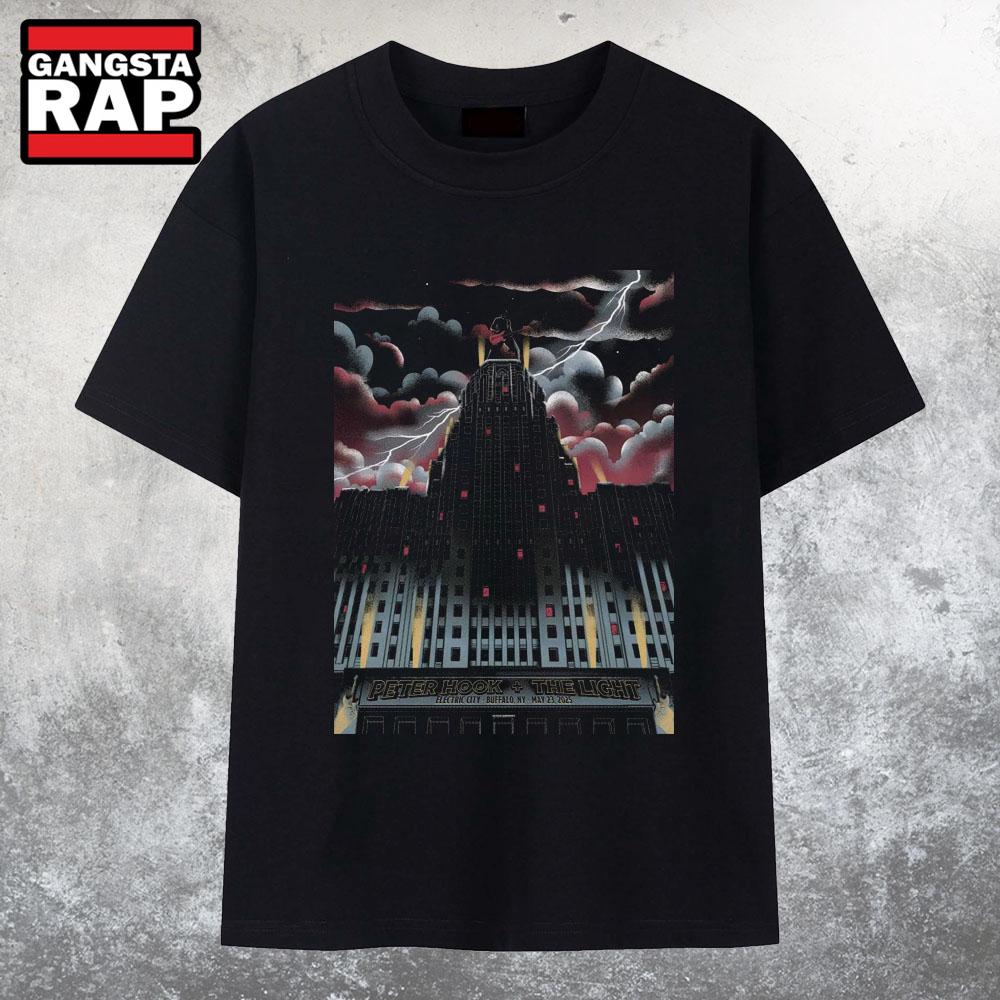 Peter Hook & The Light Tour May 23 2025 Electric City Buffalo, NY T Shirt Peter Hook & The Light Tour May 23 2025 Electric City Buffalo, NY T Shirt