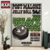 Post Malone The BIG ASS World Tour Aug 18-19 2025 in Berlin & London Poster Canvas Art