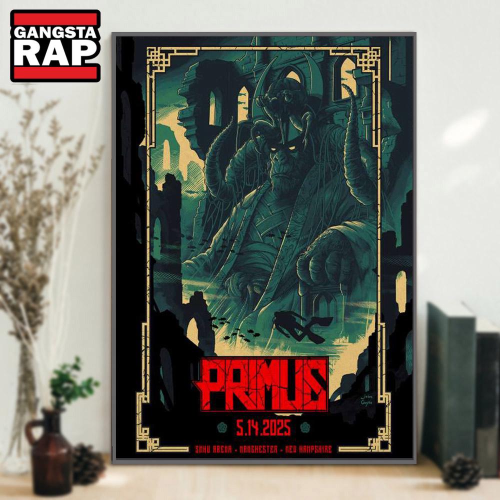 Primus SNHU Arena Manchester, NH May 14 2025 Show Poster Canvas Art