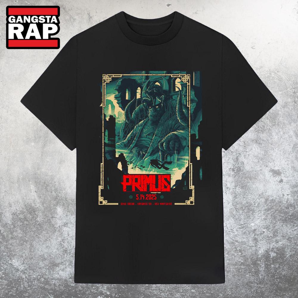 Primus SNHU Arena Manchester, NH May 14 2025 Show T Shirt
