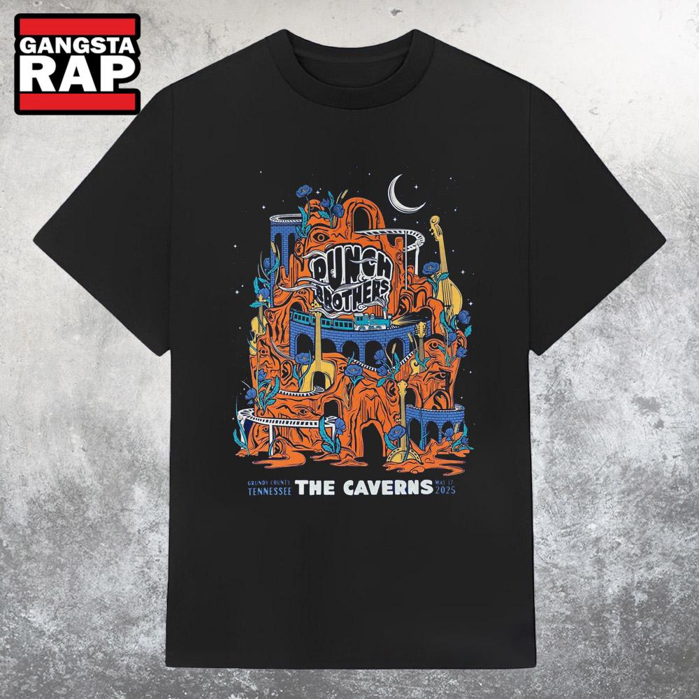 Punch Brothers At The Caverns In Grundy County, TN On May 17 2025 Concert T Shirt