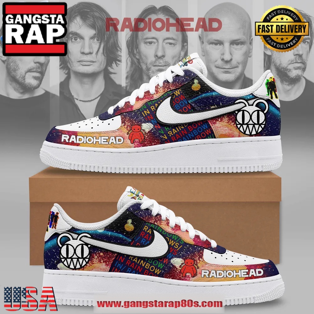 Radiohead In Rainbows Air Force 1 Sneakers Running Sneakers Shoes