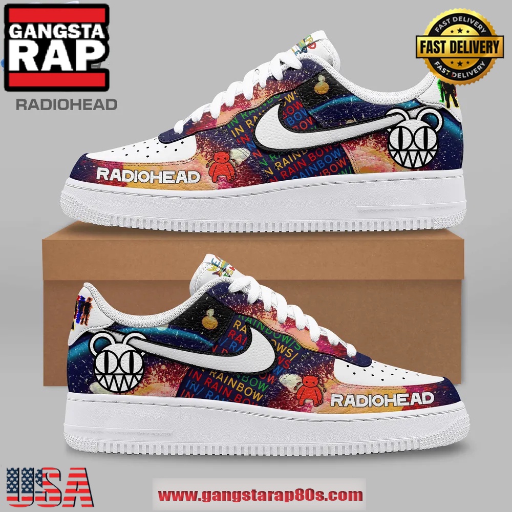 Radiohead In Rainbows Air Force 1 Sneakers Running Sneakers Shoes
