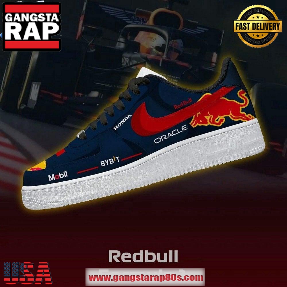 Red Bull Formula 1 Limited Edition Air Force 1 Running Sneakers Shoes