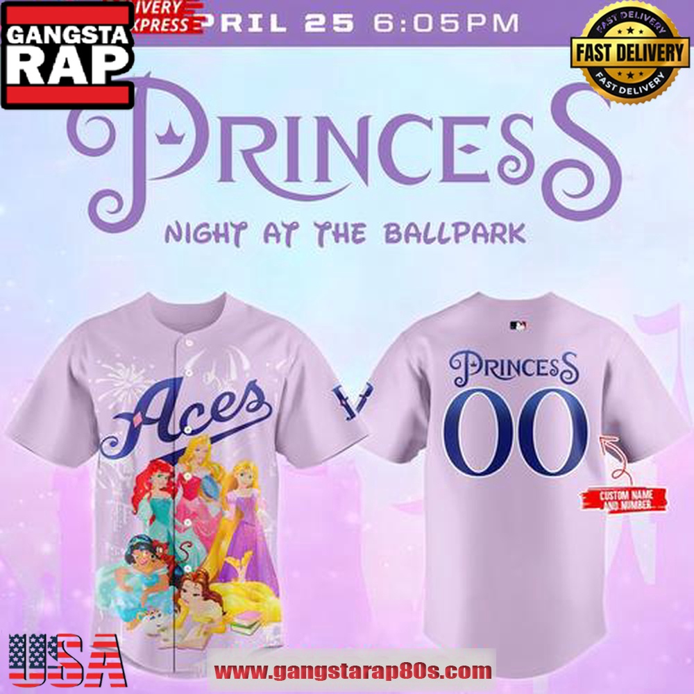 Reno Aces Princess Night 2025 Custom Baseball Jersey