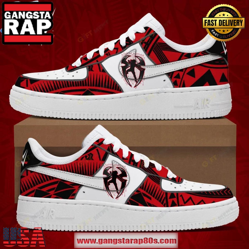 Roman Reigns WWE Special Edition Air Force 1 Sneakers Running Sneakers Shoes