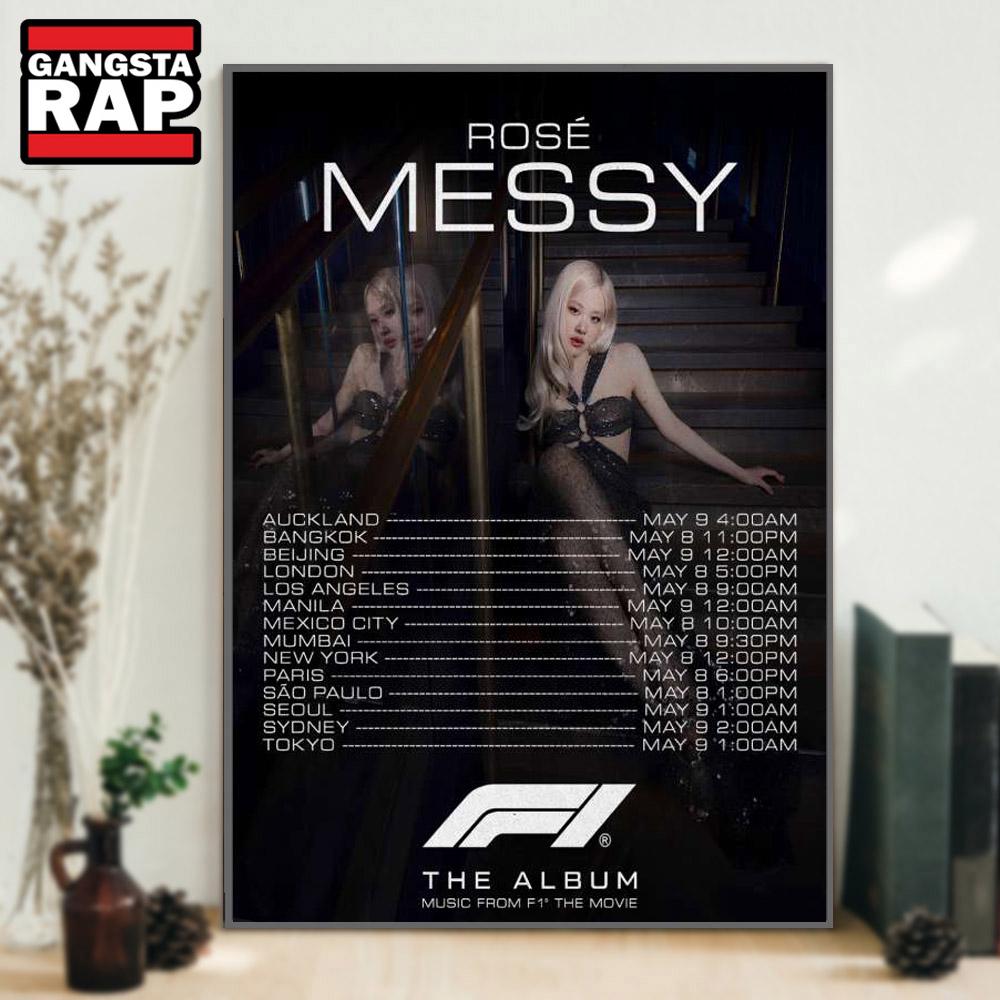 Rosie Messy World Tour 2025 Poster Canvas Art Rosie Messy World Tour 2025 Poster Canvas Art