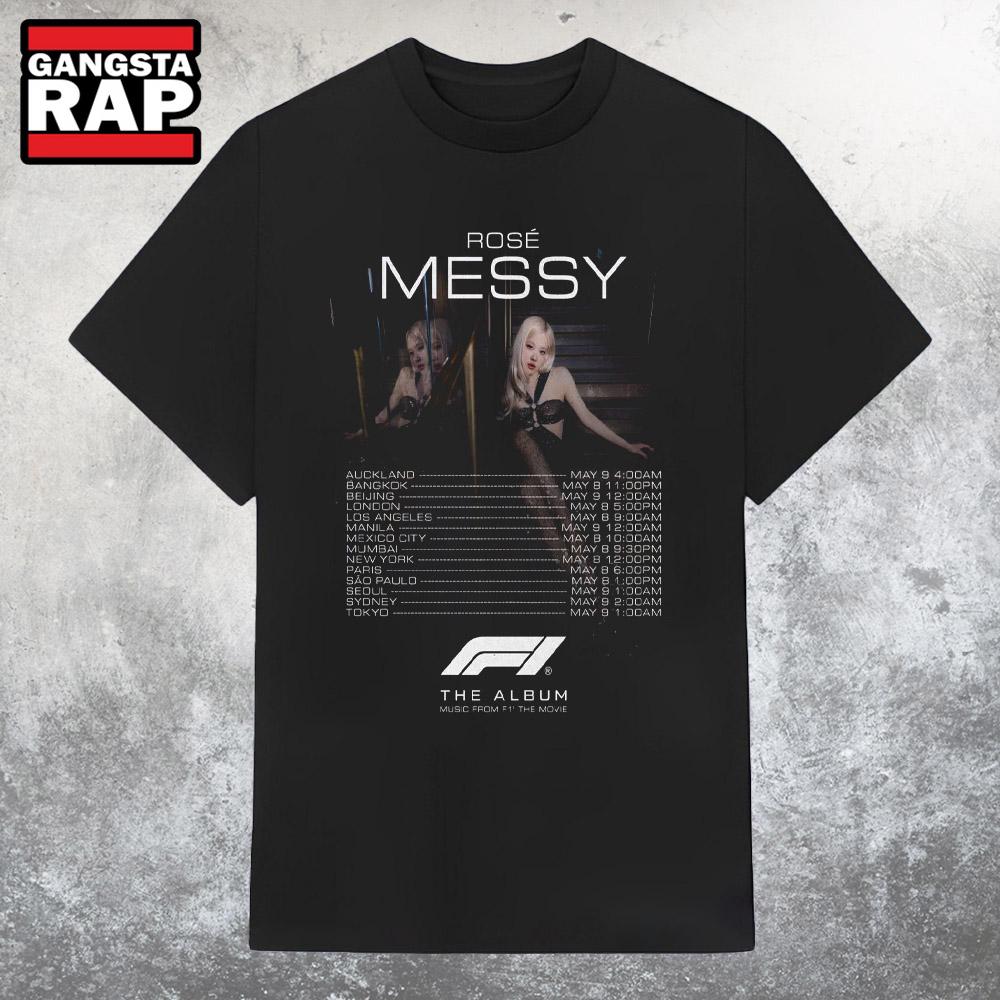 Rosie Messy World Tour 2025 T Shirt
