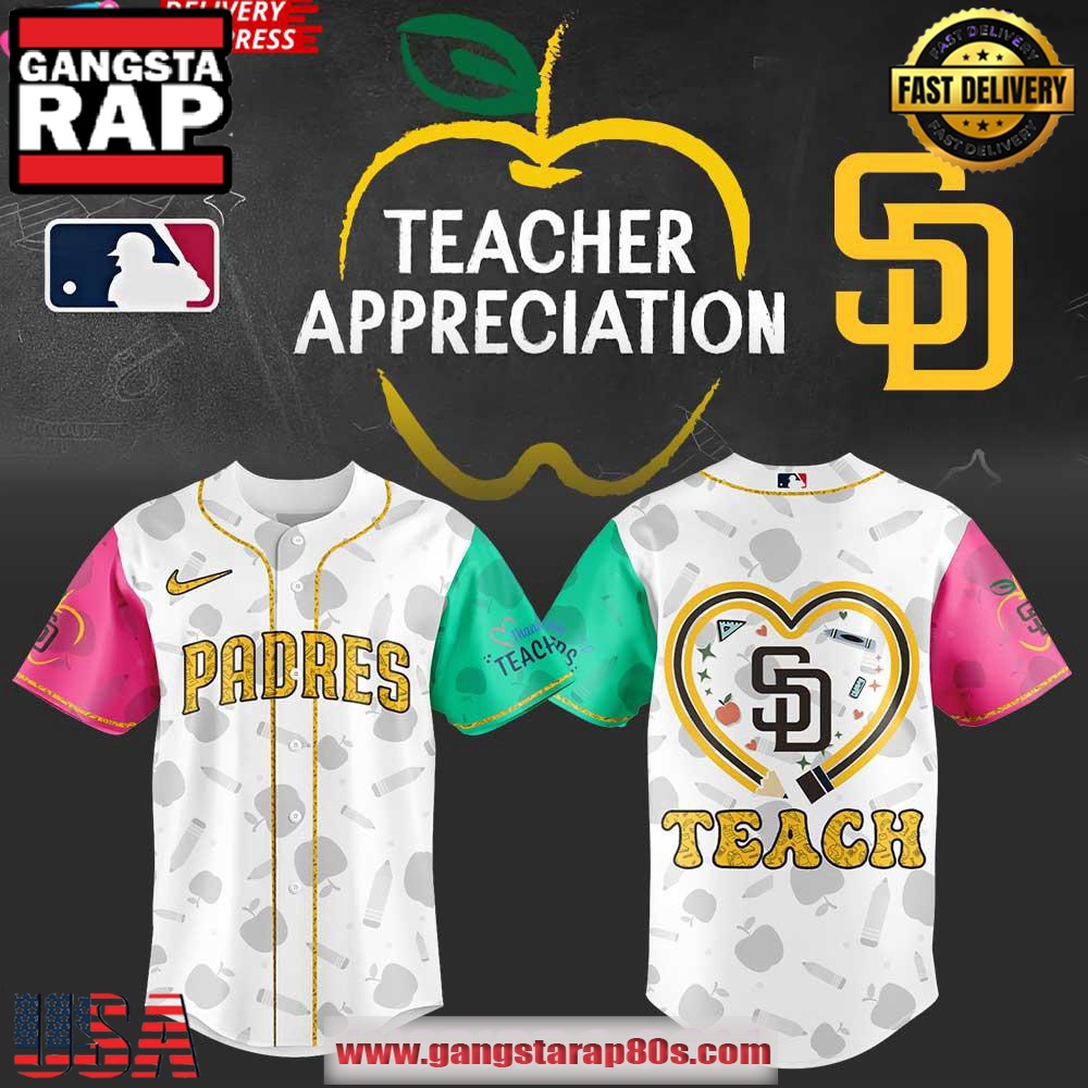 San Diego Padres Teacher Appreciation 2025 Baseball Jersey Shirt San Diego Padres Teacher Appreciation 2025 Baseball Jersey Shirt