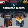 San Diego Padres x Godzilla Special Edition Baseball Jersey Shirt 2 San Diego Padres x Godzilla Special Edition Baseball Jersey Shirt