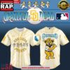 San Diego Padres x Grateful Dead Dancing Bear Gold Special Edition Baseball Jersey Shirt