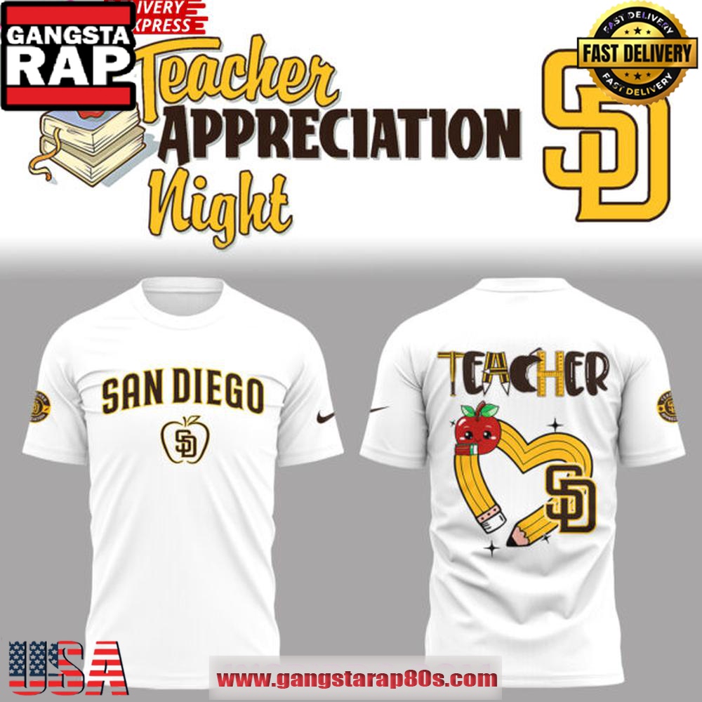 San Diego Padres x Teacher Appreciation Night 2025 T-Shirt