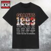 San Francisco Giants 1883 Thank You for the Memories Signature T Shirt 3 San Francisco Giants 1883 Thank You for the Memories Signature T Shirt