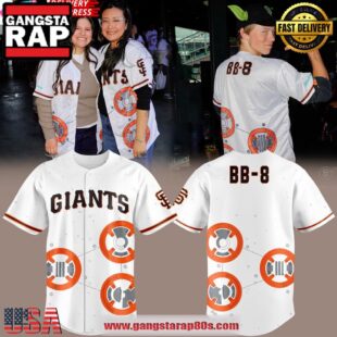 San Francisco Giants 2025 x Star Wars BB-8 Special Baseball Jersey