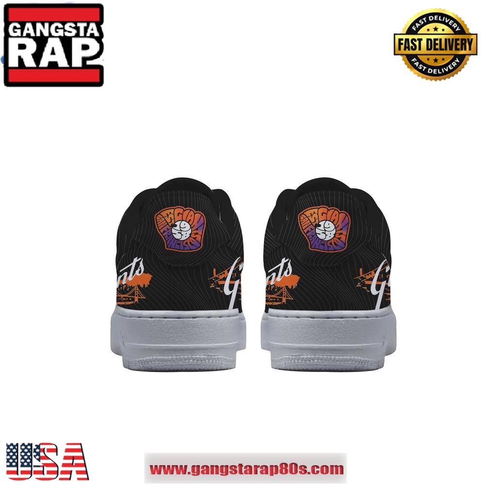 San Francisco Giants Nothing Like It Air Force 1 Running Sneakers Shoes San Francisco Giants Nothing Like It Air Force 1 Running Sneakers Shoes