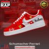 Schumacher Ferrari Formula 1 Limited Edition Air Force 1 Running Sneakers Shoes 4 Schumacher Ferrari Formula 1 Limited Edition Air Force 1 Running Sneakers Shoes