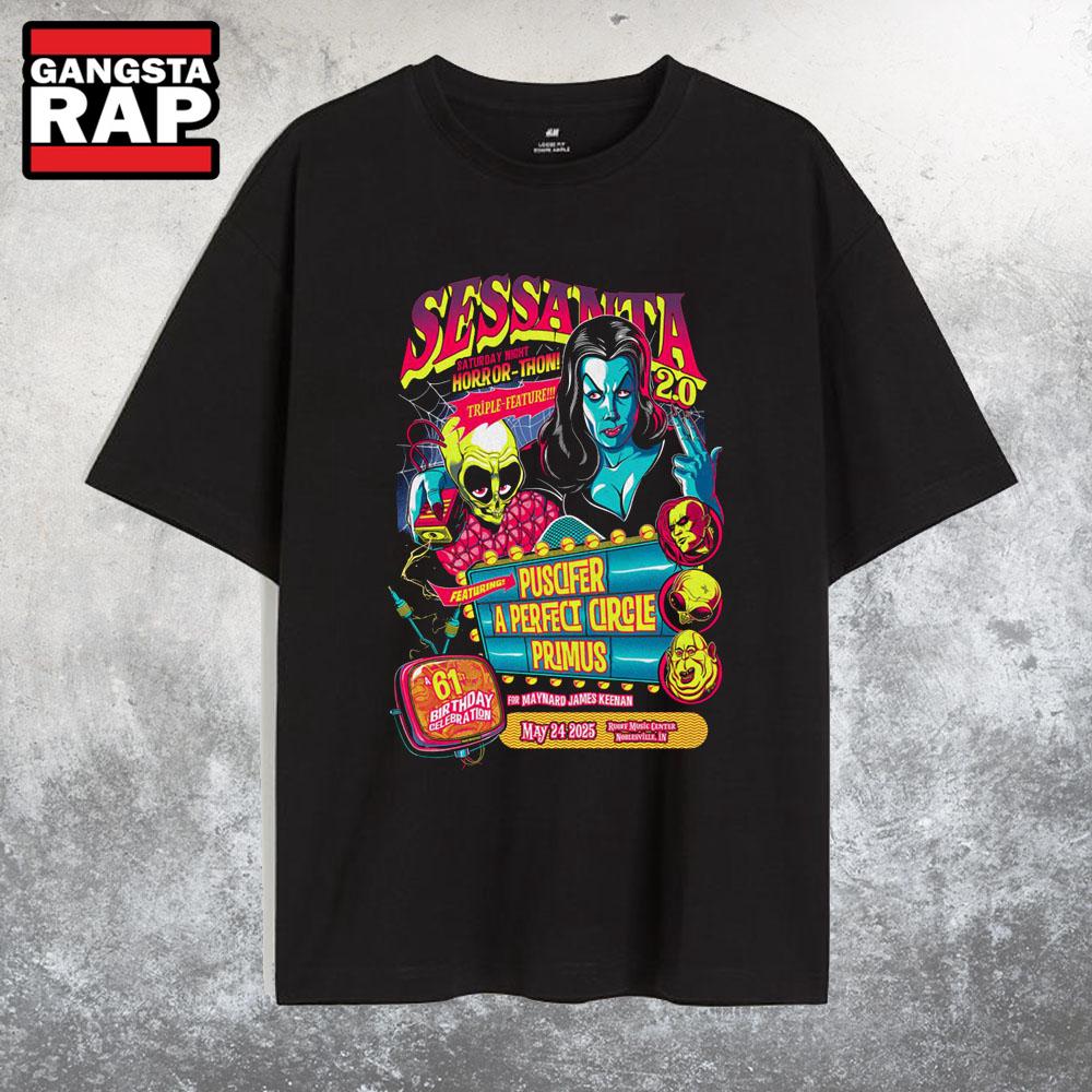 Sessanta At Ruoff Music Center In Noblesville, IN On May 24 2025 Concert T Shirt