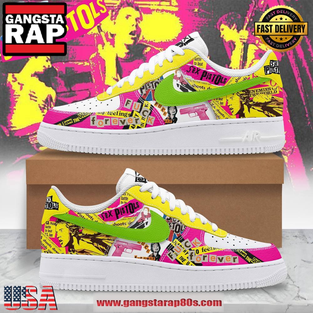 Sex Pistols Battle To Beat Air Force 1 Running Sneakers Shoes