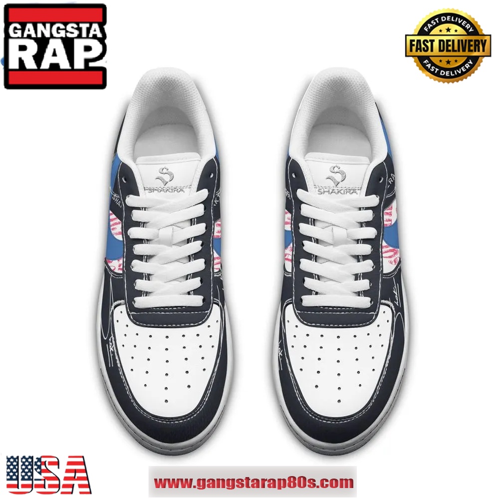 Shakira Limited Edition Air Force 1 Running Sneakers Shoes