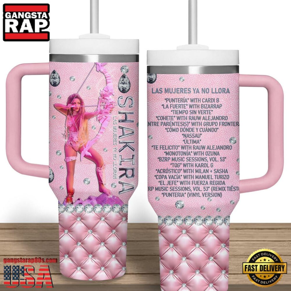 Shakira Music Custom Stanley Quencher 40oz Stainless Steel Tumbler Shakira Music Custom Stanley Quencher 40oz Stainless Steel Tumbler