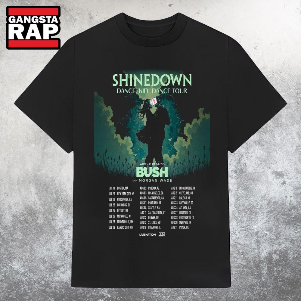 Shinedown Dance, Kid, Dance Tour 2025 T Shirt